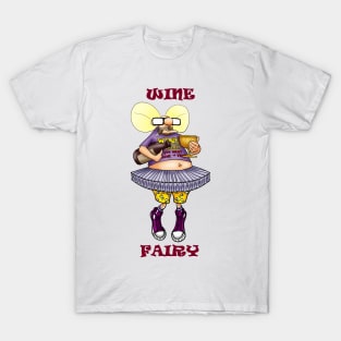 Funny Spectickles Wine Fairy Humor T-Shirt
